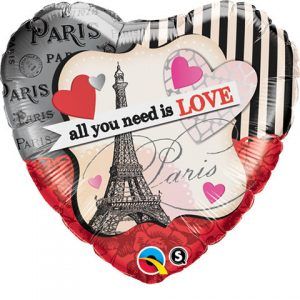 18" / 46cm All You Need Is Love Qualatex #65096