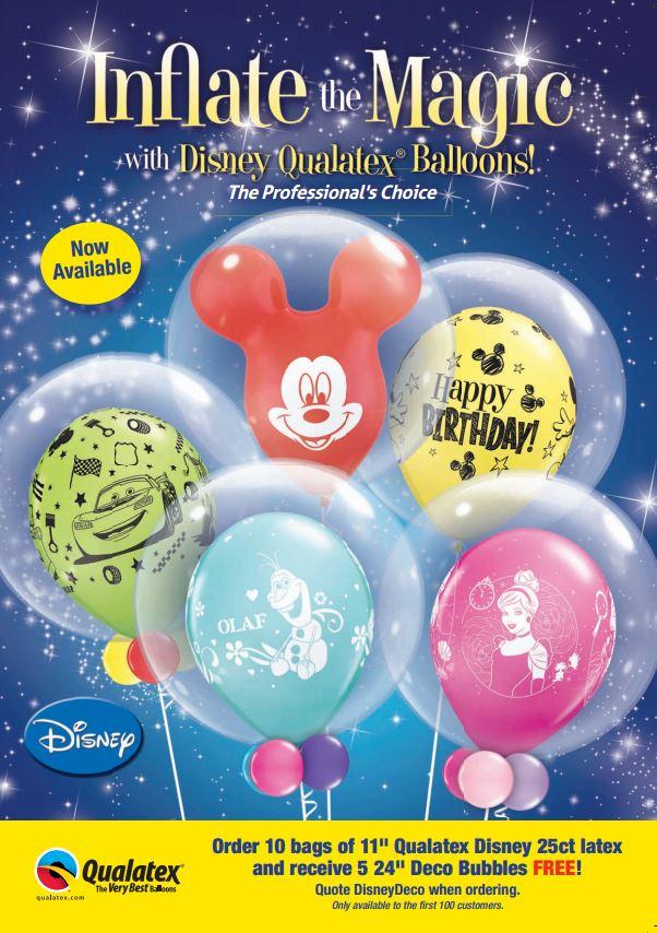 Inflate the Magic with Disney Qualatex Balloons