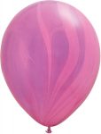 11" / 28cm 25ct / 25szt Super Agate Pink Violet Rainbow Qualatex #91543
