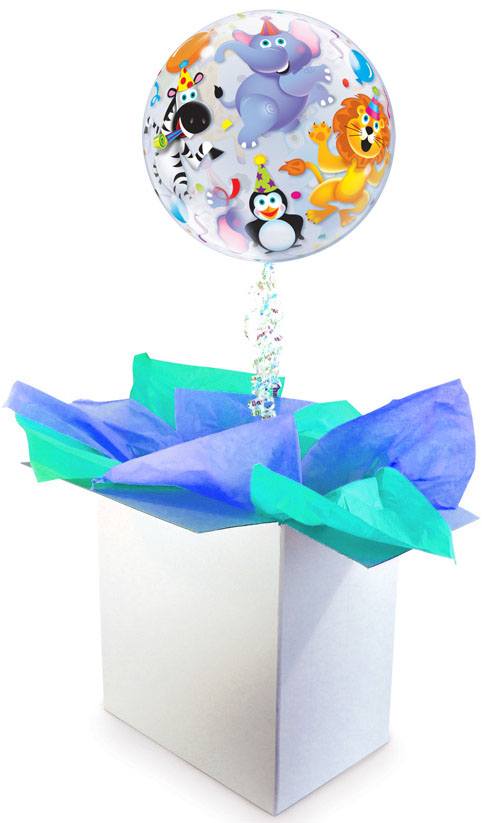 22″ / 56cm poczta balonowa Dla Dzieci Premium z Balonem Bubbles