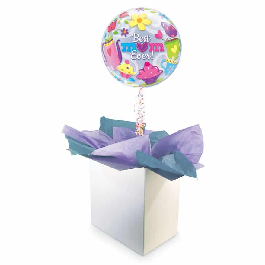 22″ / 56cm Poczta Balonowa Na Dzień Matki Premium z Balonem Bubbles