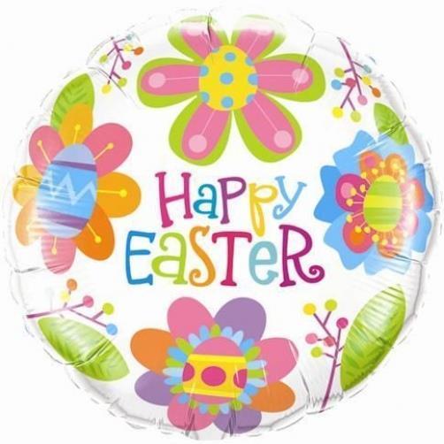 18" / 46cm Easter Colourful Blossoms Qualatex #35089