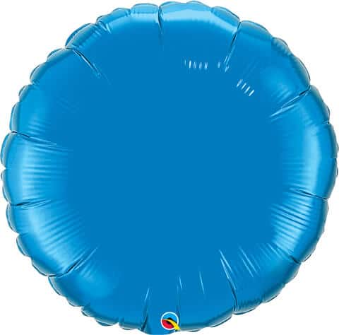 36″ / 91cm Solid Colour Round Sapphire Blue Qualatex #12679