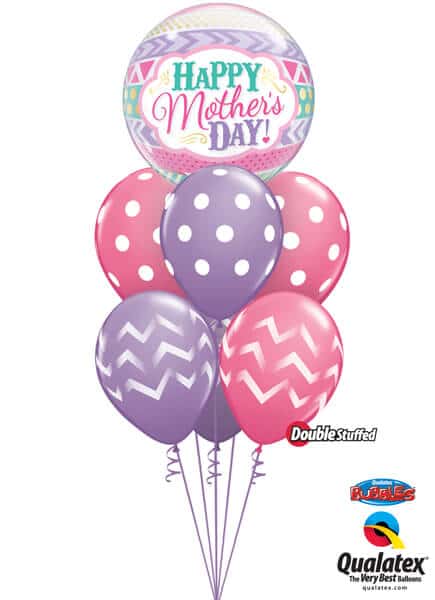 Bukiet 575 Pastel Mother's Day Qualatex #47636 14248-3 45389-3