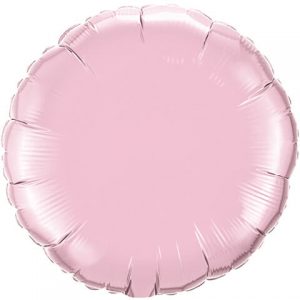 18″ / 46cm Solid Colour Round Pearl Pink Qualatex #60678