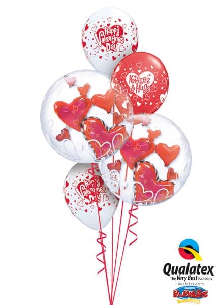 Bukiet 668 Double Bubble Valentine's Hearts #68808-2 40308-3