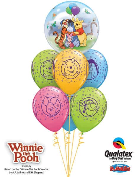 Bukiet 243 Winnie the Pooh & Friends Qualatex #33086 18710-6