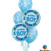 Bukiet 192 Birthday Boy Blue Qualatex #26269-2 41186-3