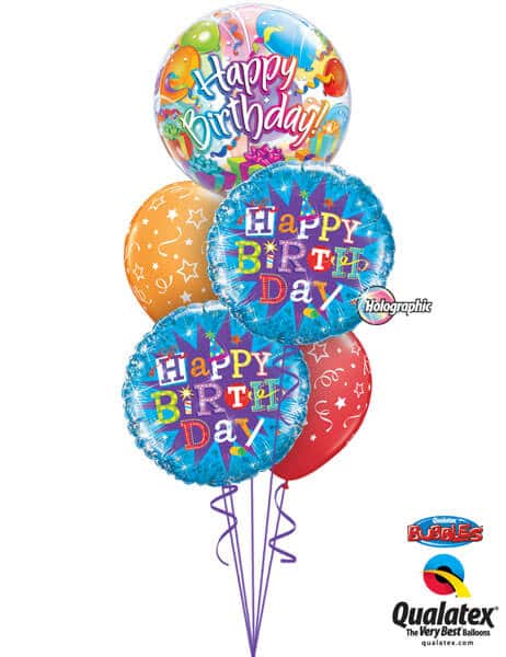 Bukiet 200 Birthday Surprise Qualatex #65407 35353-2 87291-2