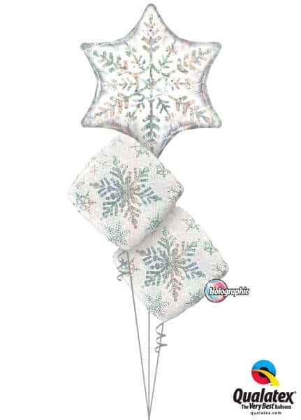 Bukiet 469 Dazzling Snowflake Qualatex #20263 40091-2