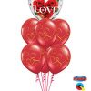 Bukiet 491 Love Roses Qualatex #33878 40862-6