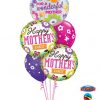 Bukiet 574 Happy Mother's Day Flowers & Butterflies Qualatex #11538 13228-2 85065-2