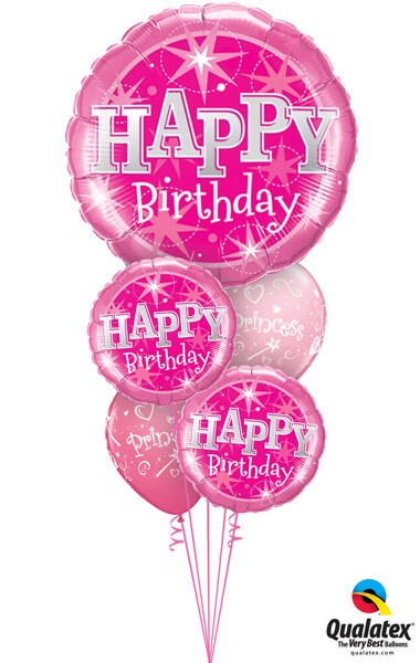 Bukiet 336 Birthday Pink Sparkle #43172 37913-2 17938-2