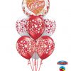 Bukiet 144 Valentine's Red Hearts Qualatex #21895 90569-6