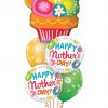 Bukiet 593 Flower Basket for Mom Qualatex #47565 47392-2 48109-2