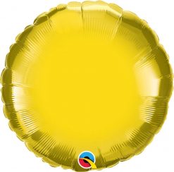 18″ / 46cm Solid Colour Round Citrine Yellow Qualatex #22637