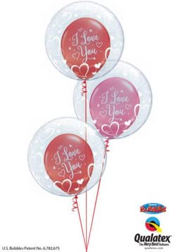 Bukiet 694 "I Love You" Valentine Bubbles #29505-3 55246-3