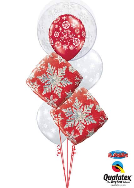 Bukiet 618 Winter Wonderland Snowflakes Qualatex #52005 40093-2 40560 40574-2