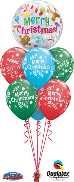 Bukiet 470 Christmas Candies & Treats Qualatex #43434 44781-6