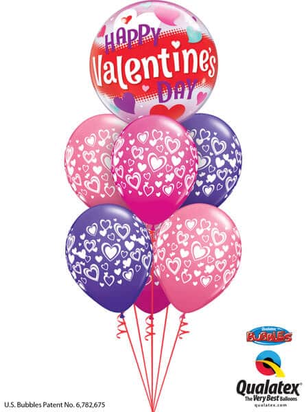 Bukiet 700 Bubble Double Hearts Valentine #54603 40317-6