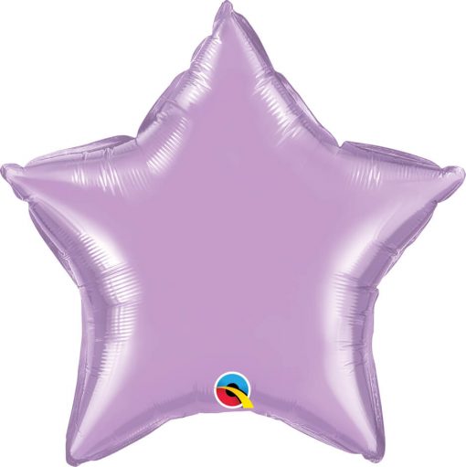 20″ / 51cm Solid Colour Star Pearl Lavender Qualatex #54807