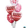Bukiet 714 Happy Valentine's Swirling Hearts #54832-2 28156-3