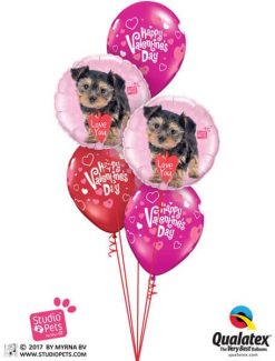 Bukiet 674 Happy Valentine's Puppy #55232-2 40309-3