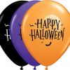 11" / 28cm Halloween Moon & Bats Qualatex #60152-1
