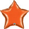 20″ / 51cm Solid Colour Star Orange Qualatex #86966