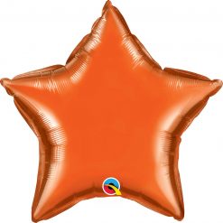 20″ / 51cm Solid Colour Star Orange Qualatex #86966