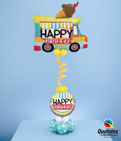 Bukiet 344 Birthday Ice Cream Truck #26527 26529 43607-4 79700 38886-4