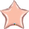 20" / 51cm Solid Colour Star Rose Gold Qualatex #57165