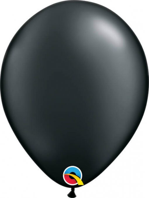 11 28cm Pearl Onyx Black Qualatex #43770-1
