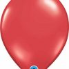 11" / 28cm Transparent Ruby Red Qualatex #43792-1