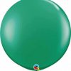 3' 91cm Transparent Emerald Green Qualatex #43002-1