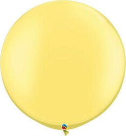 30 76cm Pearl Lemon Chiffon Qualatex #38485-1