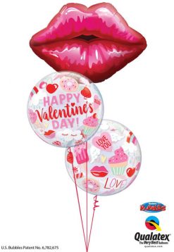 Bukiet 843 Pucker Up, Valentine! Qualatex #16451 97137-2