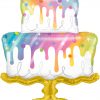 39″ / 99cm Rainbow Drip Cake Qualatex #10506