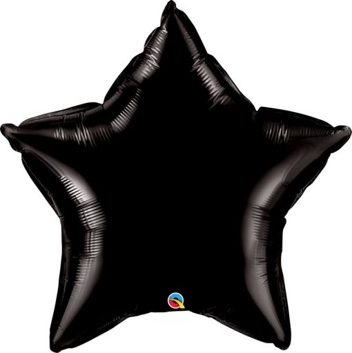 36″ / 91cm Solid Colour Star Onyx Black Qualatex #12327