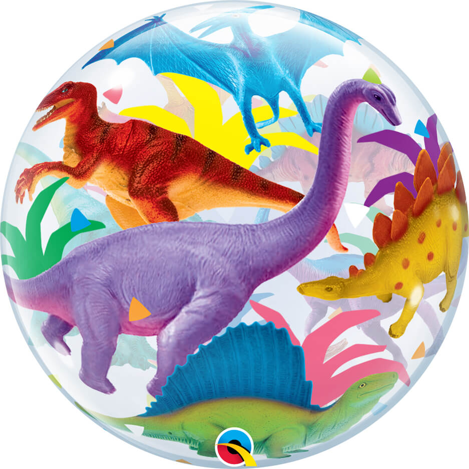 22" / 56cm Colorful Dinosaurs Qualatex #13088