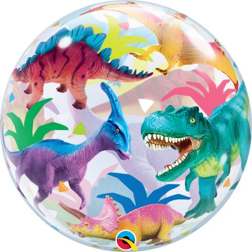 22" / 56cm Colorful Dinosaurs Qualatex #13088