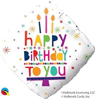 18″ / 46cm Happy Birthday To You Candles Qualatex #78666