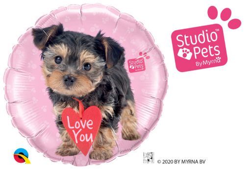 18″ / 46cm Studio Pets - Love You Terrier Qualatex #55232