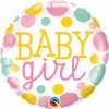 18" / 46cm Baby Girl Dots Qualatex #55388