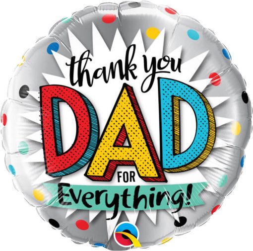 18" / 46cm Thank You Dad For Everything! Qualatex #55818
