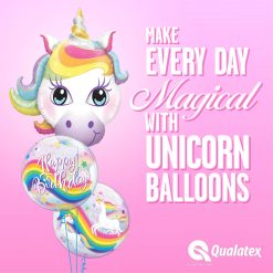 38″ / 96cm Magical Unicorn Qualatex #57352