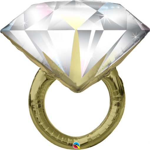37" / 91cm Diamond Wedding Ring Qualatex #57819