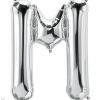 34" / 86cm Silver Letter M North Star Balloons #58962