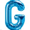 34" / 86cm Blue Letter G North Star Balloons #59241
