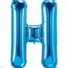 34" / 86cm Blue Letter H North Star Balloons #59243